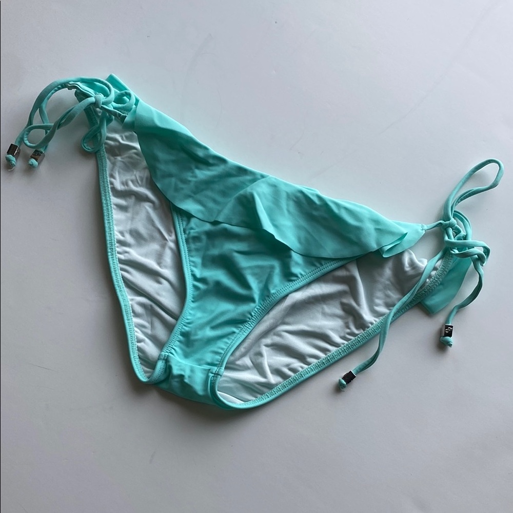 Shoshanna Women’s Side-Tie Bikini Bottom in Aquamarine